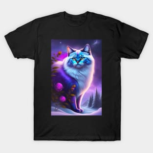 Birman In Snow T-Shirt